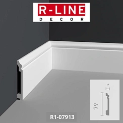 Плинтус Ударопрочный R-Line Decor R1-07913